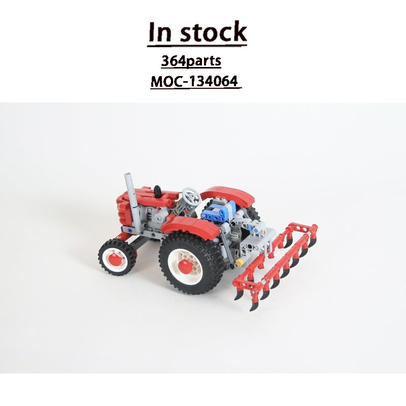 Urban Farming Agriculture - MOC-134064 Modello di Trattore Agricolo Retrò