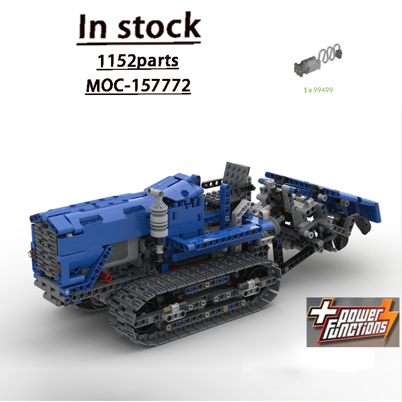 Urban Farming Agriculture - MOC-157772 Modello di Trattore Agricolo Cingolato
