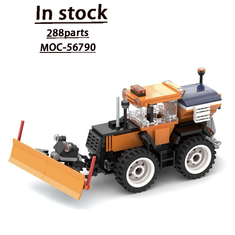 Urban Farming Agriculture - MOC-56790 Modello di Bulldozer Agricolo Retrò