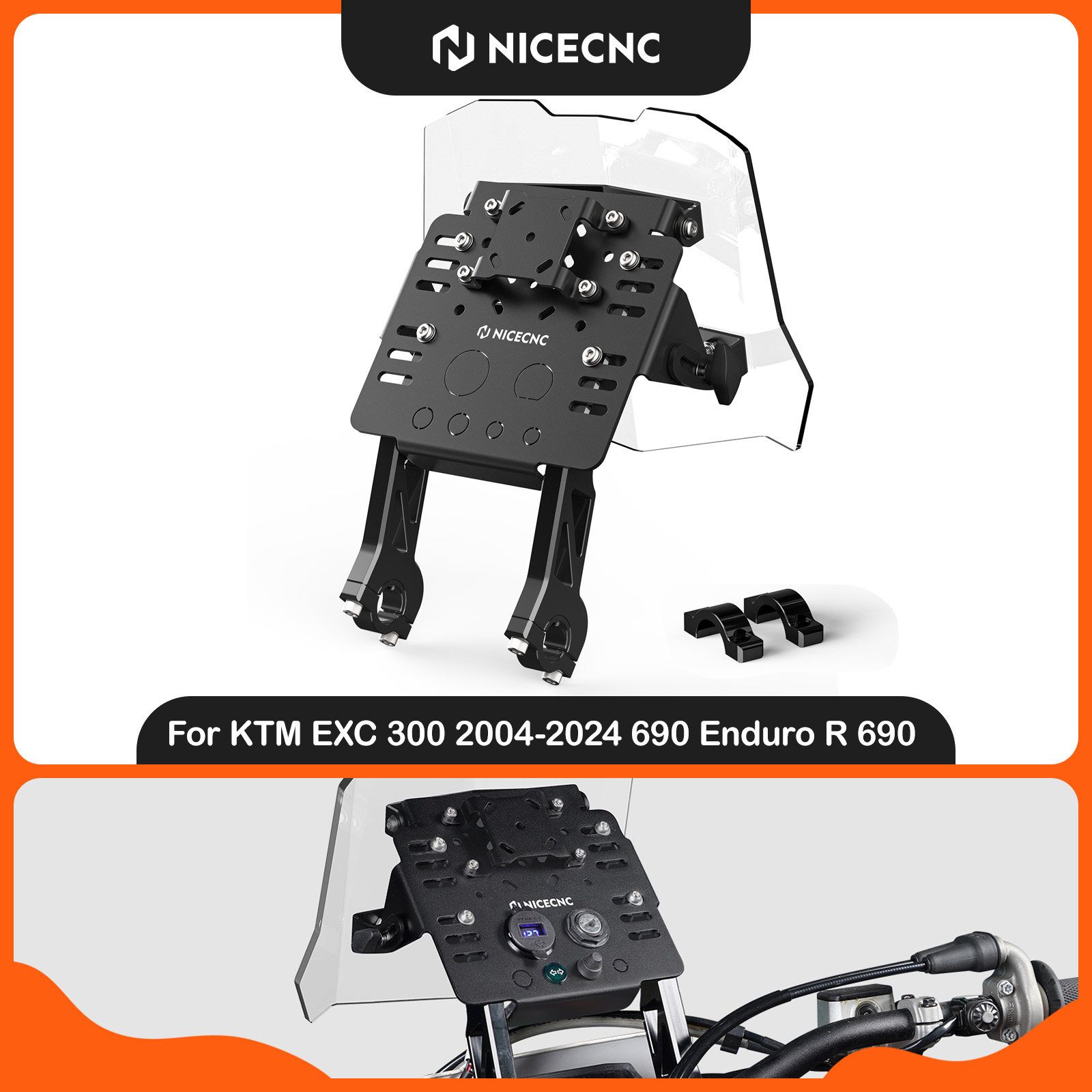 Supporto GPS NICECNC per KTM E - Husqvarna Chainsaw 450 recensione e prezzo